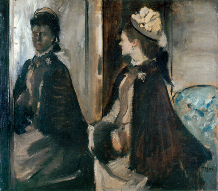  埃德加·德加 Edgar Degas—— 照镜子的女士